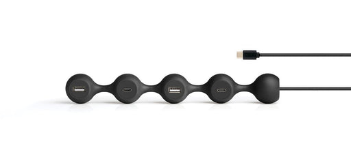 Lexon Peas Hub C USB Çoğaltıcı Siyah Bonvagon