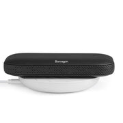 Lexon Powersound Deri Kablosuz Şarj Cihazı ve Bluetooth Hoparlör- Siyah