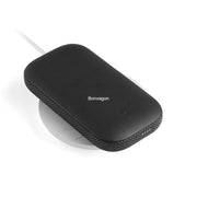 Lexon Powersound Deri Kablosuz Şarj Cihazı ve Bluetooth Hoparlör- Siyah