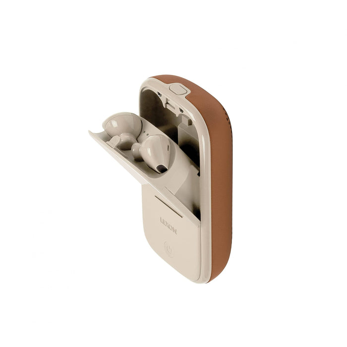 Lexon Speakerbuds Bluetooth Kulaklık & Bluetooth Hoparlör Kahverengi Bonvagon