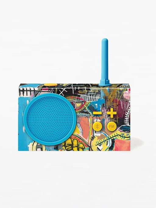 Lexon Tykho 3 Bluetooth Hoparlör ve Radyo X Jean-Michel Basquiat Skull Bonvagon
