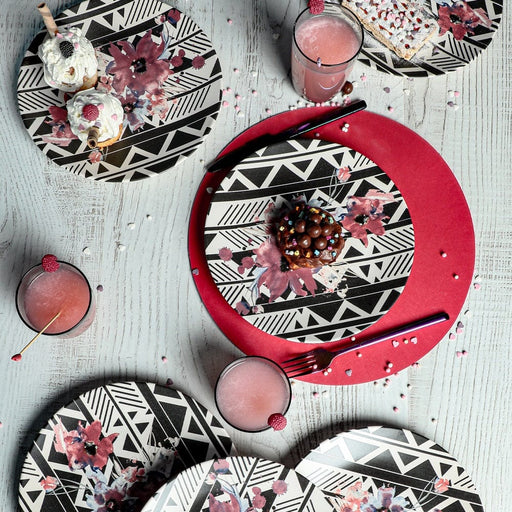 Leylak Servis Tabağı 25cm 6 Adet - 18231 Bonvagon