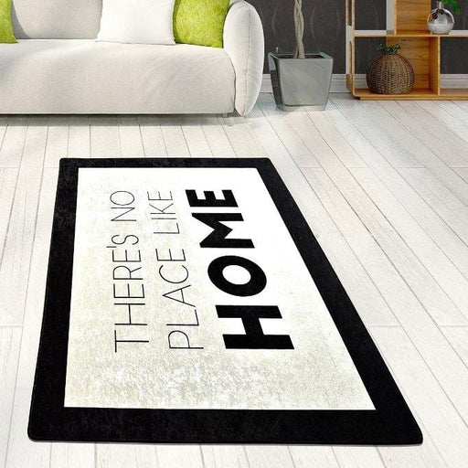 Like Home Dijital Baskılı Halı, Kaymaz Taban, Yıkanabilir Bonvagon