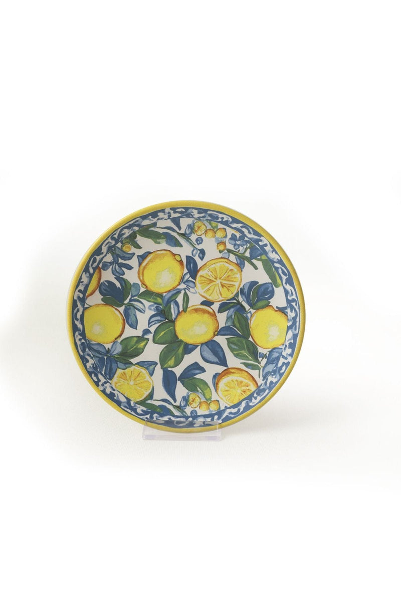 Limon Desenli Ege Pasta Tabağı Seti 20 Cm 4 Parça Bonvagon