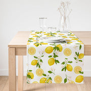 Limon Desenli İlkbahar Renkleri Dijital Baksılı Süet Runner Bonvagon