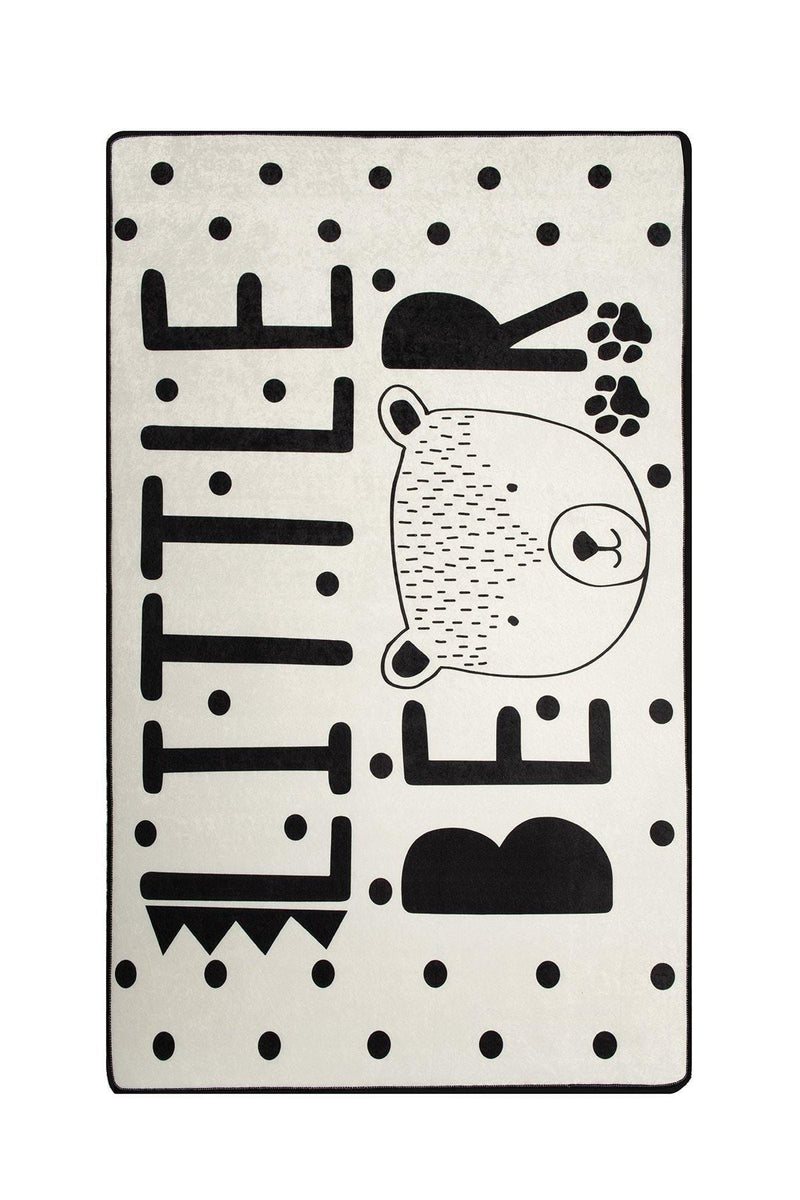 Little Bear Yıkanabilir Antibakteriyel Çocuk Halısı, Kaymaz Taban, Yıkanabilir Bonvagon