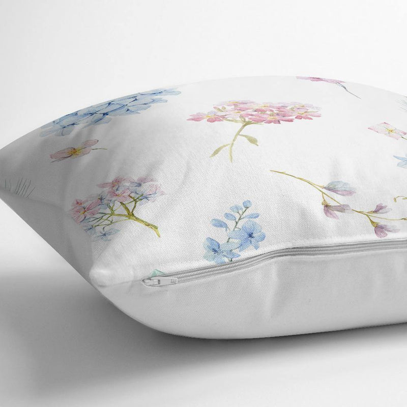 Livense Özel Tasarım Çiçek Desenli Modern Yastık Kırlent Kılıfı 43x43cm Bonvagon
