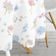 Livense Özel Tasarım Ortanca Çiçek Desenli Modern Leke Tutmaz Masa Örtüsü Bonvagon