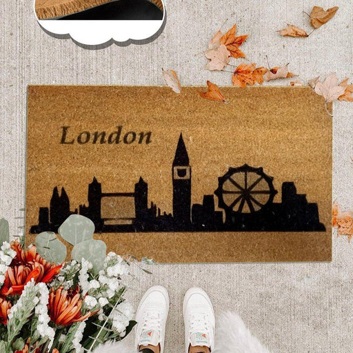 London Doğal Koko Hindistan Cevizi Kapı Önü Paspas 60x40cm Bonvagon