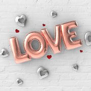 Love Balon ve Kalp Anahtarlık Seti Çelik Halkalı  Bonvagon Metalmorphose