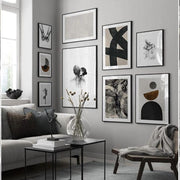 Love of Us 9 Parça Çerçeve Görünümlü Ahşap Tablo Seti Bonvagon