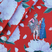 Lovely Couples 4lü İnce Keten Kumaş Amerikan Servisi 50x35cm