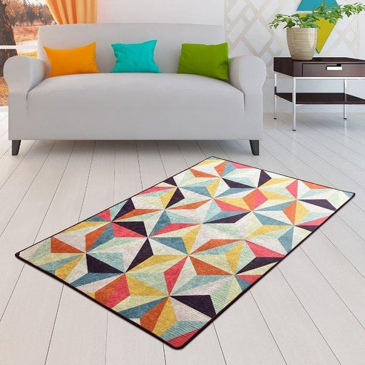 Lucky Dijital Baskılı Halı, Kaymaz Taban, Yıkanabilir Bonvagon