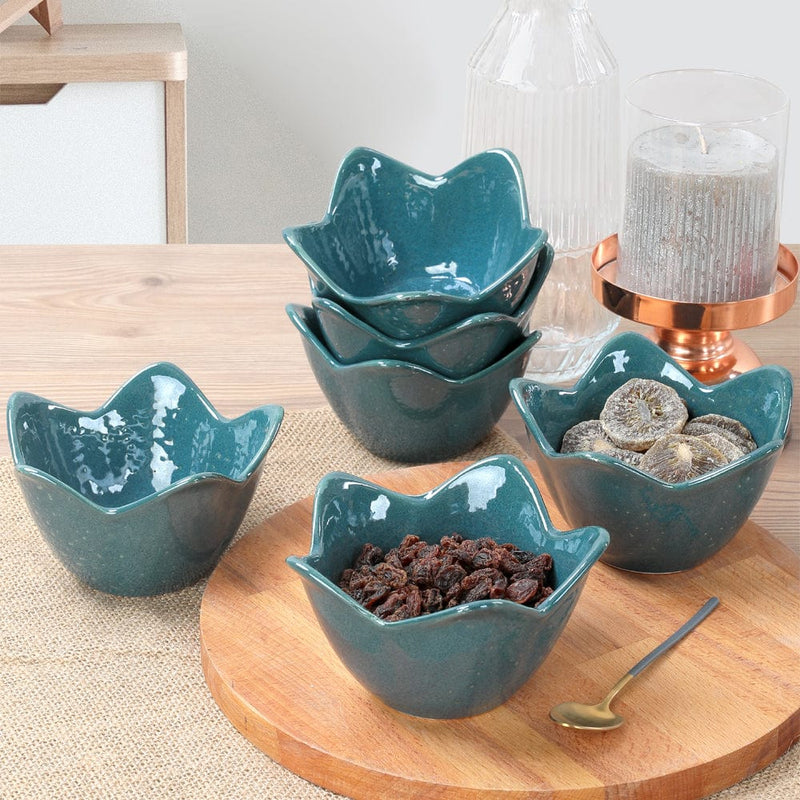 Luster Yeşil Zambak Çerezlik 12cm 6 Adet Bonvagon