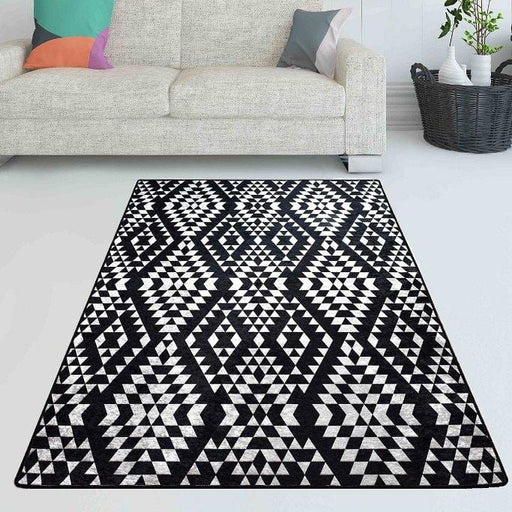 Mabel Dijital Baskılı Halı, Kaymaz Taban, Yıkanabilir Bonvagon