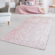 Maggie Gri Dijital Baskılı Yatak Odası Halısı, Kaymaz Taban, Yıkanabilir Bonvagon