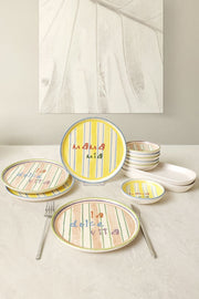 Mama Mia & La Dolce Vita 12 Parça Kahvaltı Takımı Bonvagon