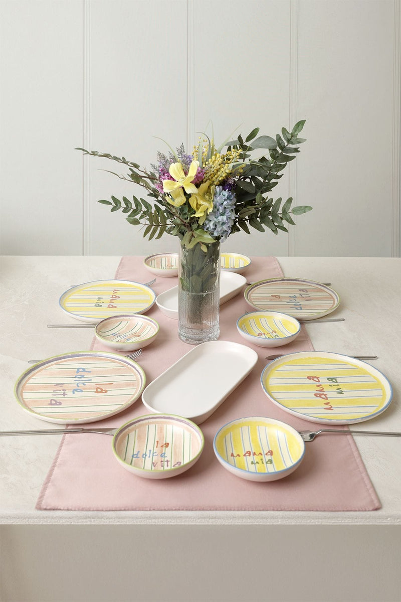 Mama Mia & La Dolce Vita 12 Parça Kahvaltı Takımı Bonvagon