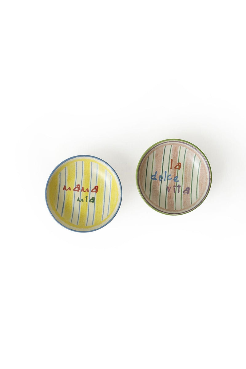 Mama Mia & La Dolce Vita Çerezlik Sosluk Seti 6'lı 13 Cm Bonvagon