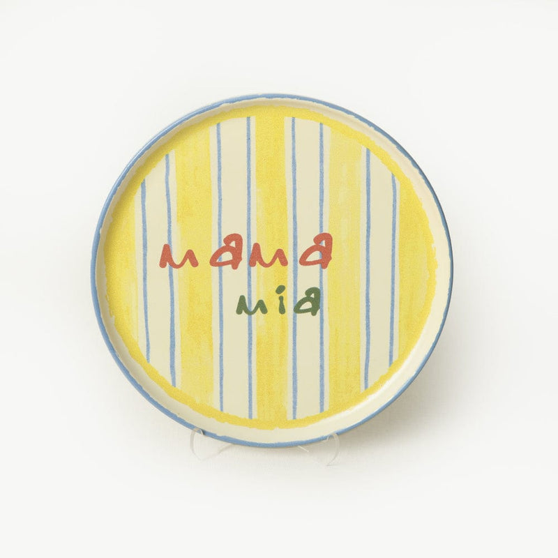 Mama Mia & La Dolce Vita Pasta Tabağı 22 Cm 4 Adet Bonvagon