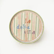 Mama Mia & La Dolce Vita Pasta Tabağı 22 Cm 4 Adet Bonvagon