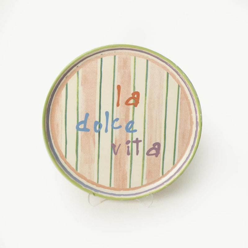 Mama Mia & La Dolce Vita Pasta Tabağı 22 Cm 4 Adet Bonvagon