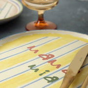 Mama Mia & La Dolce Vita Pasta Tabağı 22 Cm 4 Adet Bonvagon