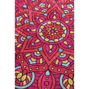 Mandala Oval 60x90cm Dijital Baskılı Halı, Kaymaz Taban, Yıkanabilir Bonvagon
