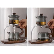 Manyetik Borosilikat Cam Demlik Seti Bonvagon