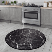 Marble Dekoratif Dijital Baskılı Halı, Kaymaz Taban, Yıkanabilir Bonvagon