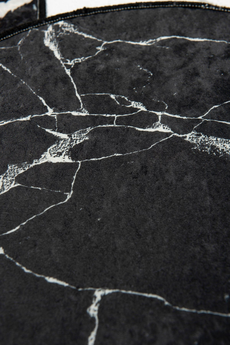 Marble Dijital Baskılı 2li Set Banyo Halısı, Kaymaz Taban, Yıkanabilir Bonvagon