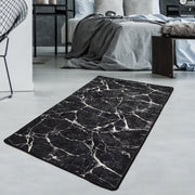 Marble Dijital Baskılı Halı, Kaymaz Taban, Yıkanabilir Bonvagon