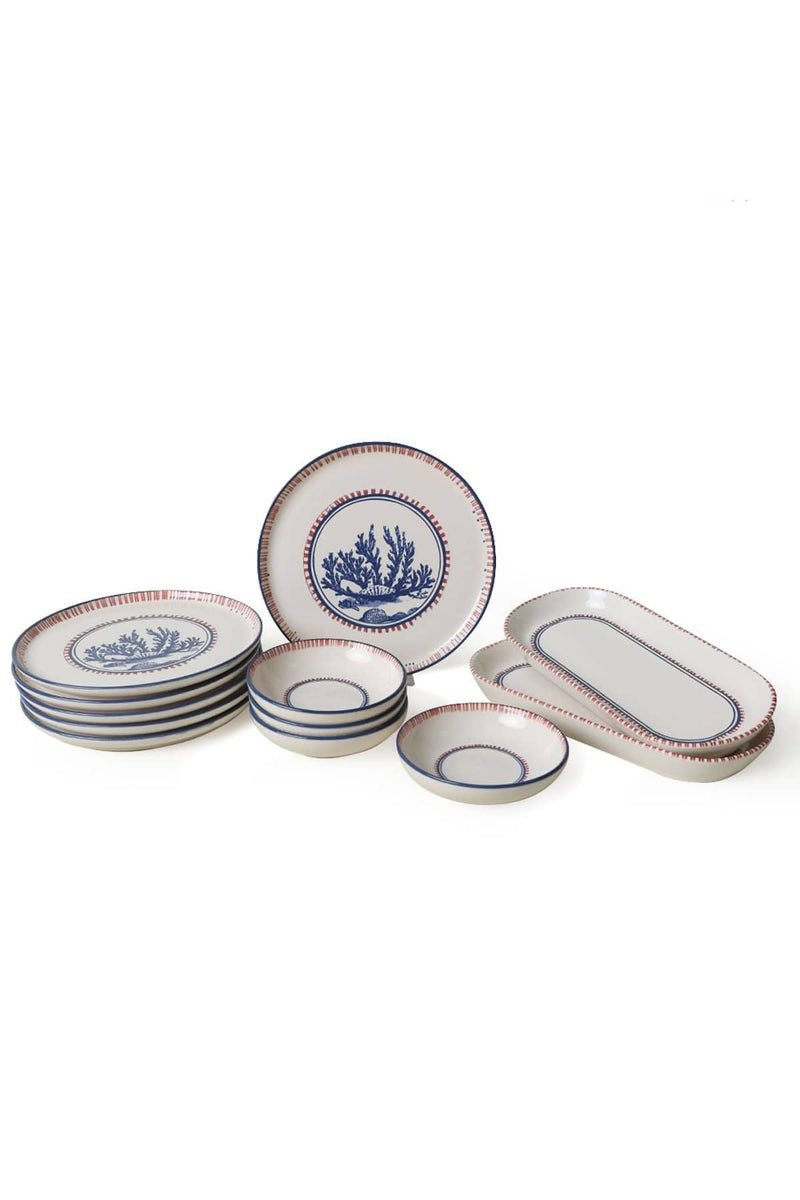 Marine Wonders Kahvaltı Takımı - 6 Kişilik 12 Parça Bonvagon