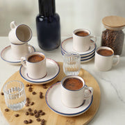 Marine Wonders Nordic Kahve Takımı 12 Parça 6 Kişilik 22741-22905 Bonvagon