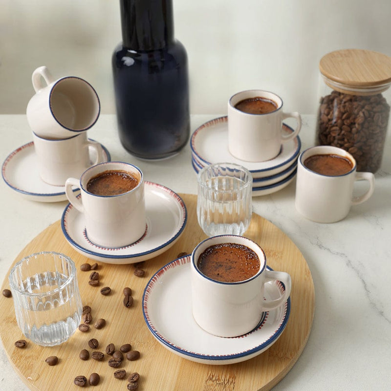 Marine Wonders Nordic Kahve Takımı 12 Parça 6 Kişilik 22741-22905 Bonvagon