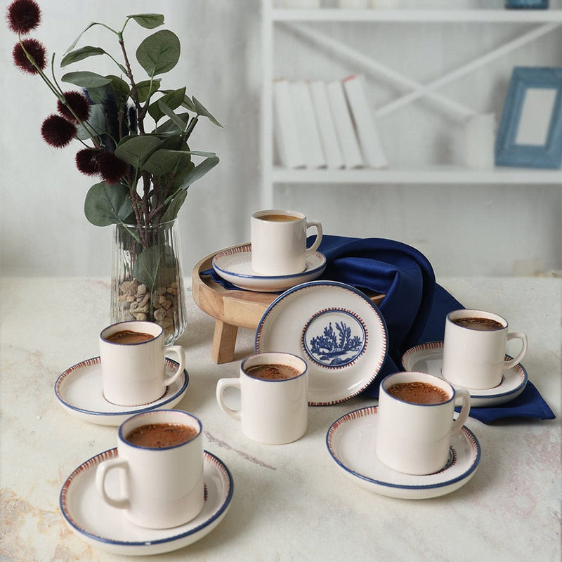 Marine Wonders Nordic Kahve Takımı 12 Parça 6 Kişilik 22741-22905 Bonvagon