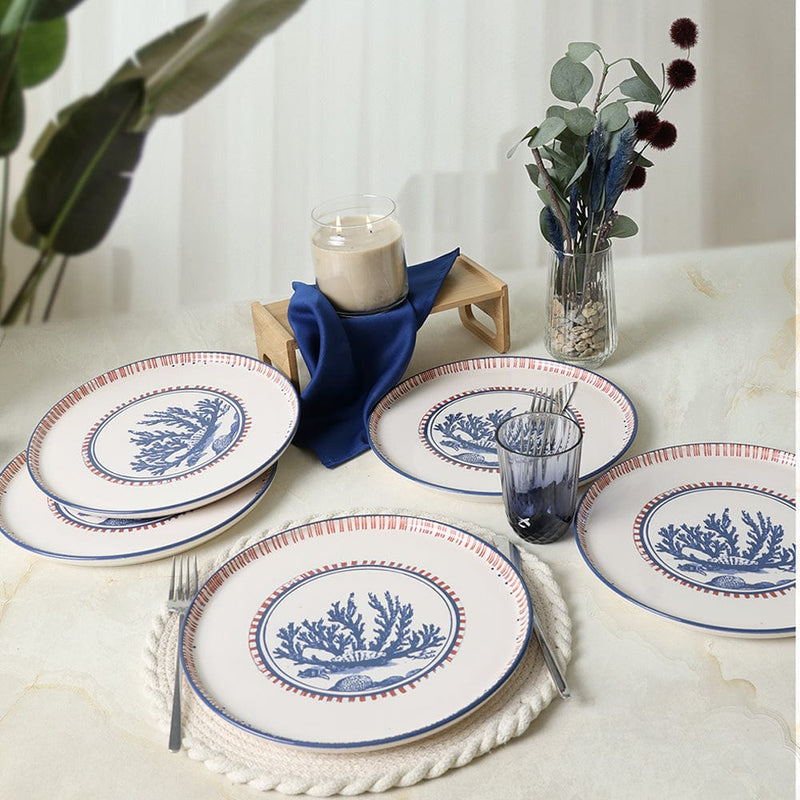 Marine Wonders Nordic Servis Tabağı 28 Cm 6 Adet 22741 Bonvagon