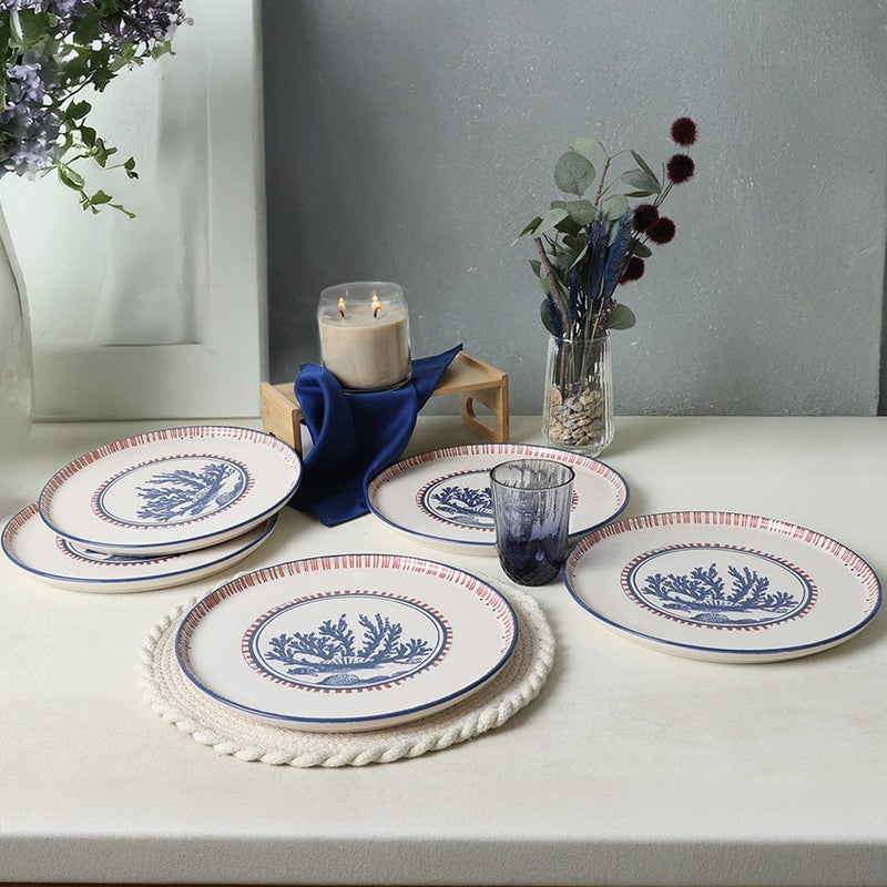 Marine Wonders Nordic Servis Tabağı 28 Cm 6 Adet 22741 Bonvagon