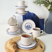 Marine Wonders Stackable Çay Takımı 12 Parça 6 Kişilik
