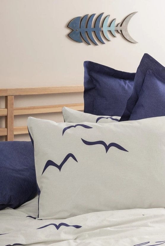 Maritime Nevresim Takımı Çift Kişilik Larum Lacivert Bonvagon