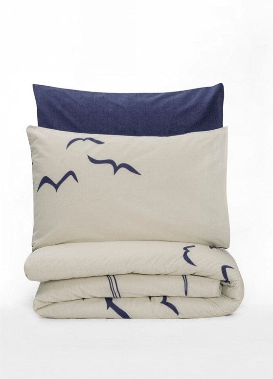 Maritime Nevresim Takımı Çift Kişilik Larum Lacivert Bonvagon