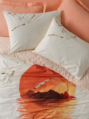 Maritime Nevresim Takımı Çift Kişilik Sunset Somon