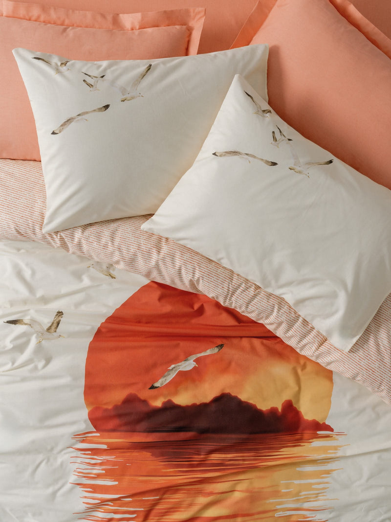 Maritime Nevresim Takımı Çift Kişilik Sunset Somon