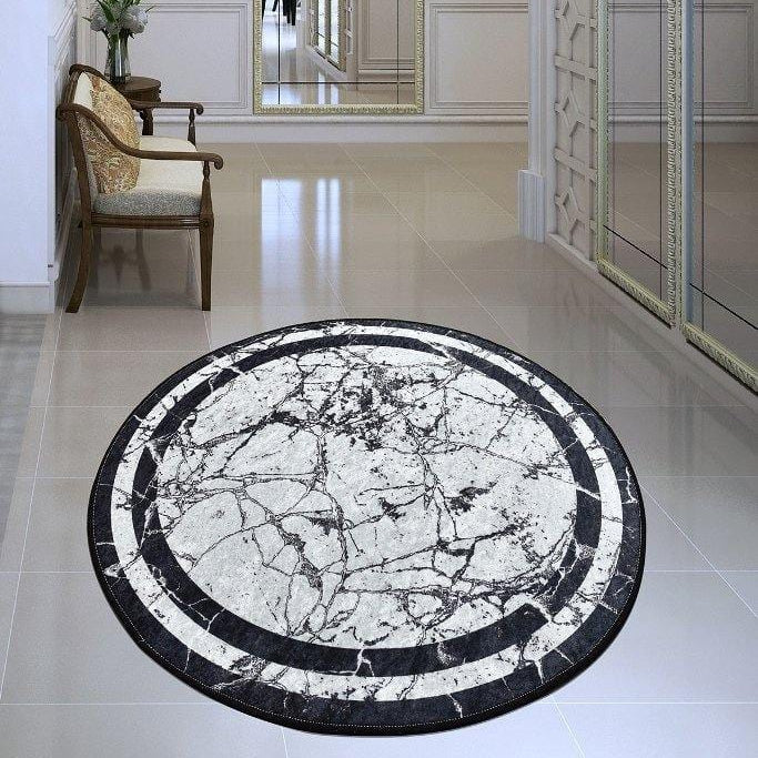 Marmor Dijital Baskılı Halı, Kaymaz Taban, Yıkanabilir Bonvagon