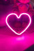 Masaüstü Kalp Neon Led Işıklı Tablo Bonvagon