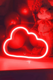 Masaüstü Küçük Bulut Neon LED Aydınlatma Işıklı Tablo