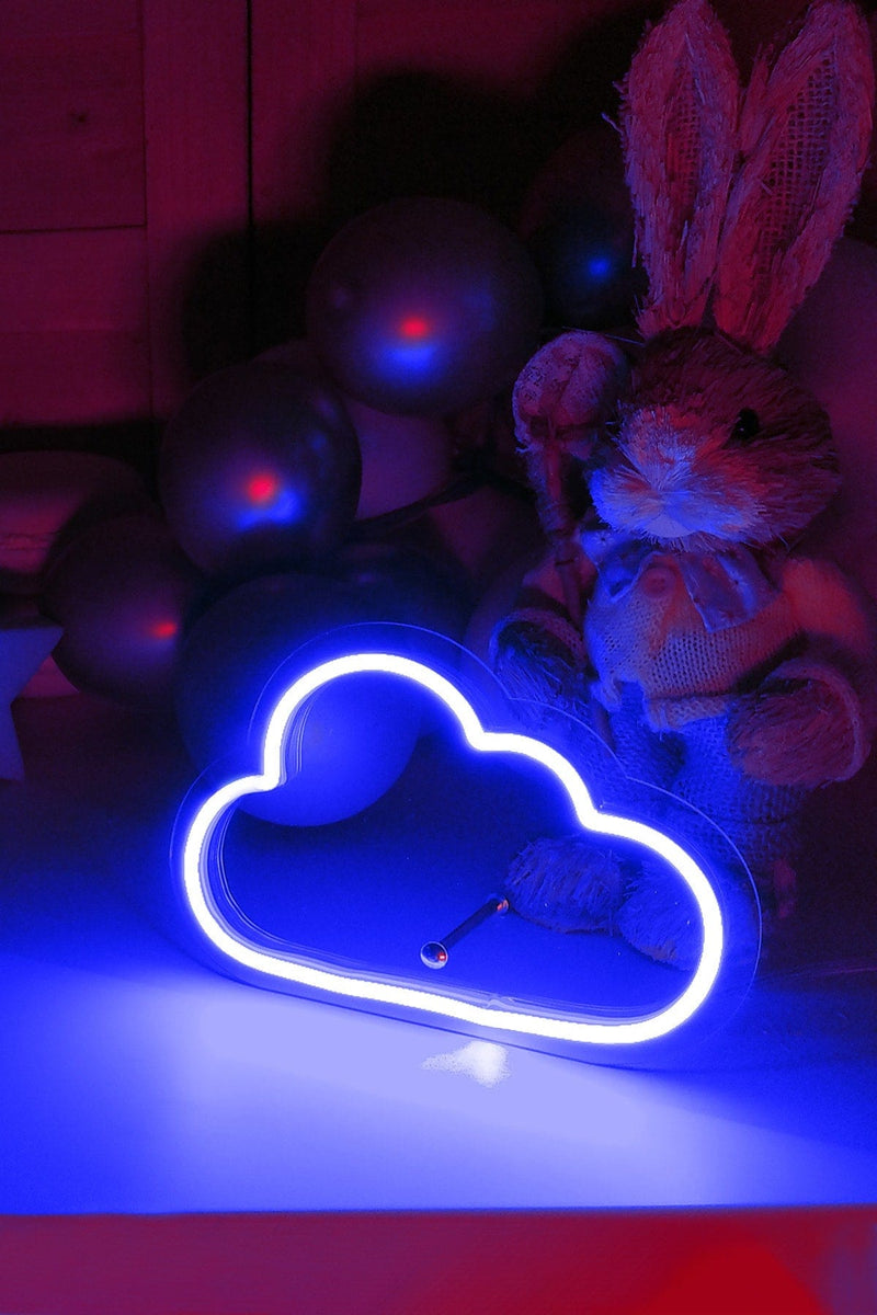Masaüstü Küçük Bulut Neon Led Işıklı Tablo Bonvagon