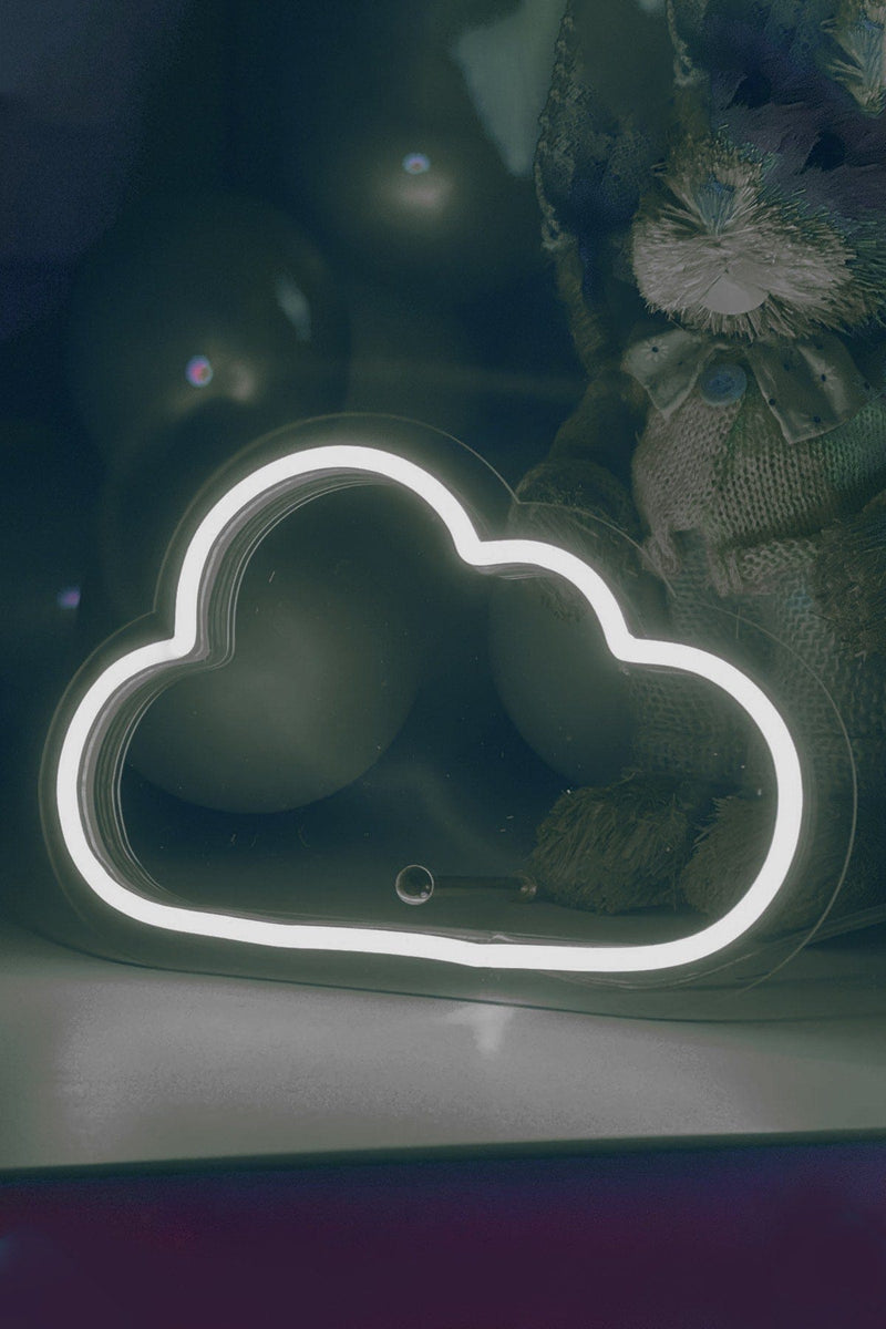 Masaüstü Küçük Bulut Neon Led Işıklı Tablo Bonvagon