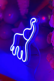 Masaüstü Küçük Fil Neon LED Aydınlatma Işıklı Tablo