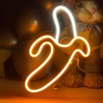 Masaüstü Küçük Muz Neon Led Işıklı Tablo Bonvagon